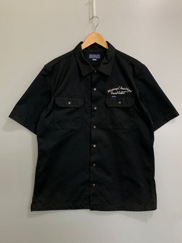 【中古品】 IRON HEART アイアンハート WEAPON MECHANIC WORK SHIRT ウエポンメカニックワークシャツ IHSH-39 半袖シャツ 【145-260714-ta-25-min】