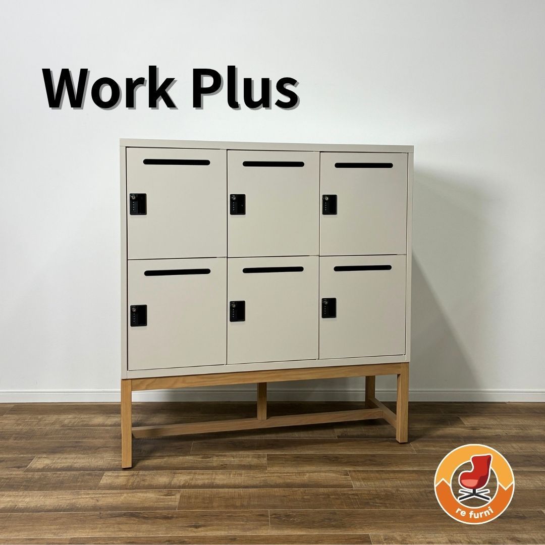 Work Plus FLEX-WIZ STORAGE DOOR グレージュ ワークプラス フレックスウィズ ストレージ ドア キャビネット ストレージ ロッカー ダイヤルロック 収納家具 52,200円