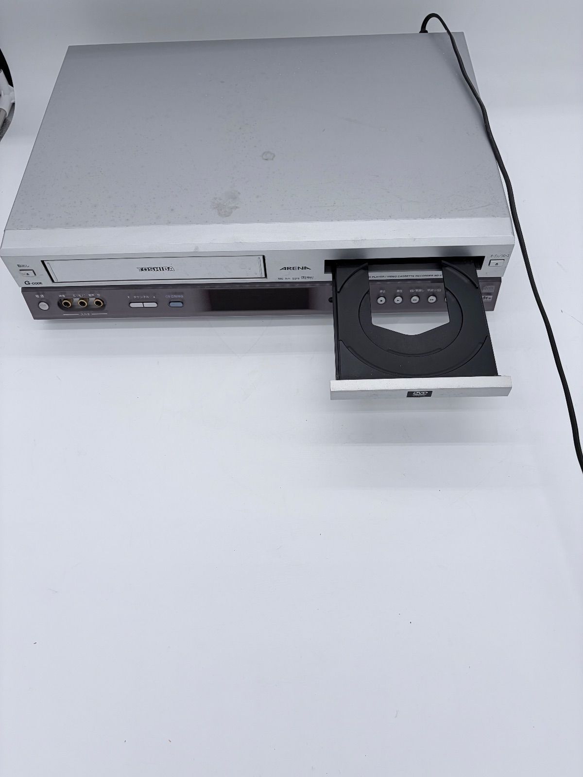 ジャンク】TOSHIBA ARENA SD-V190 VHS DVD一体型デッキ 通電OK 動作