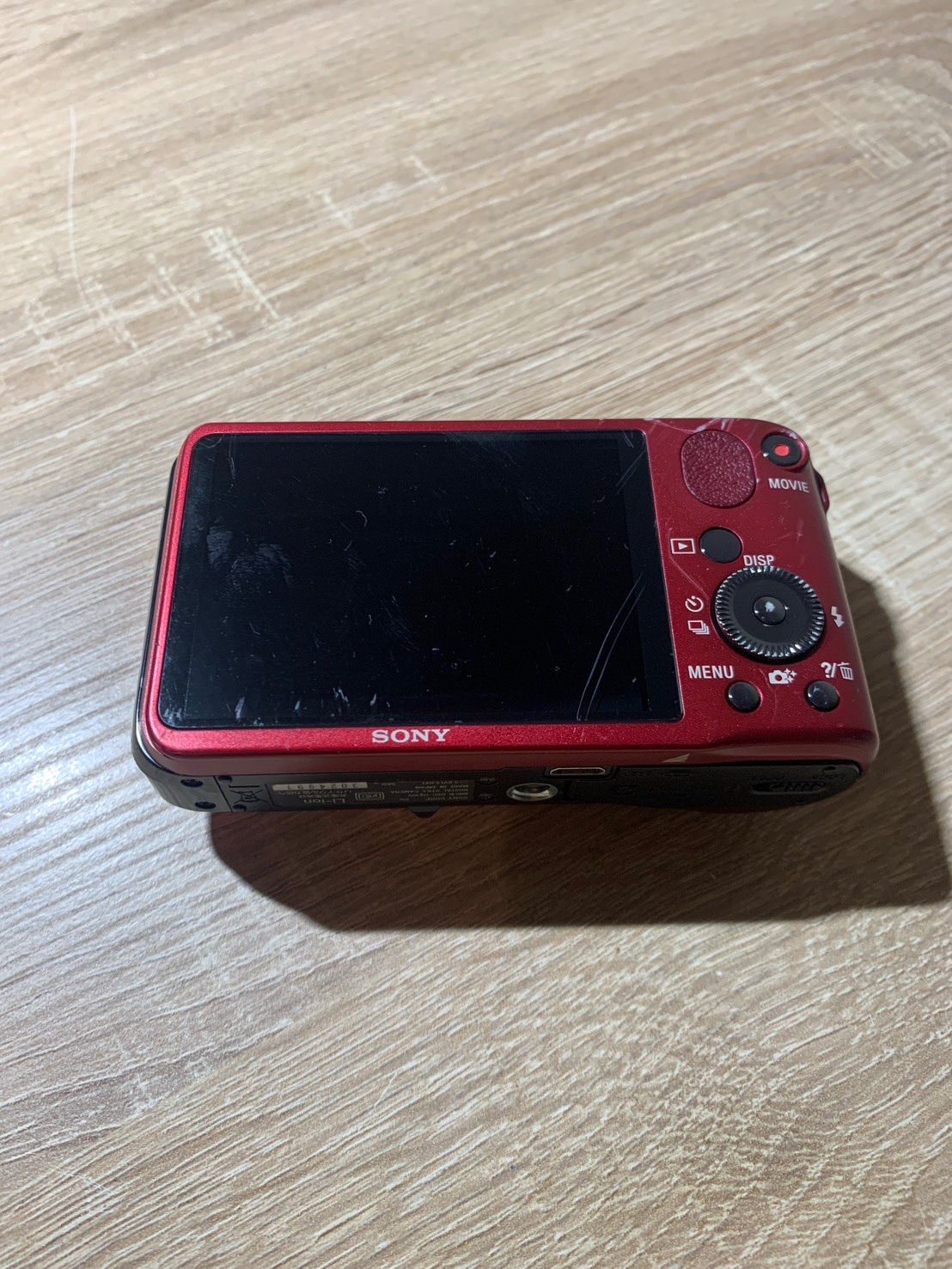 2260 Sony Cyber-shot DSC-HX10V レッド ジャンク品 デジカメ【コ