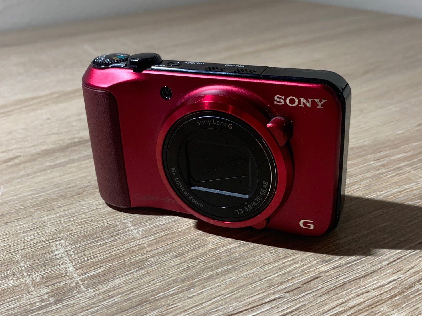 2260 Sony Cyber-shot DSC-HX10V レッド ジャンク品 デジカメ【コ