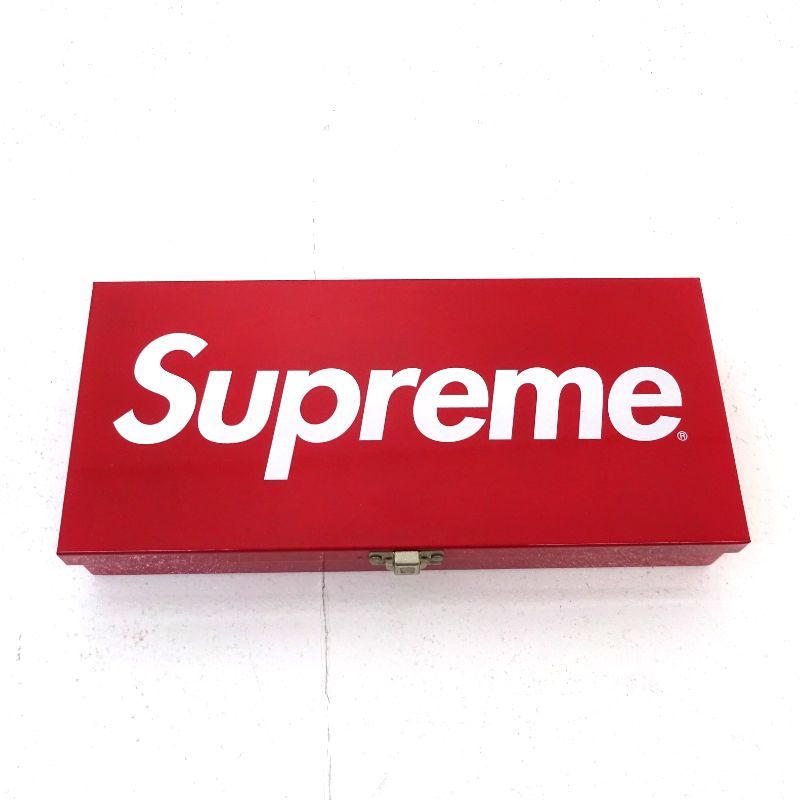 SupremeシュプリームMatadorピルケースwtapsネイバーBOXロゴ 三重店】Supreme シュプリーム Large Metal Storage Box Matador