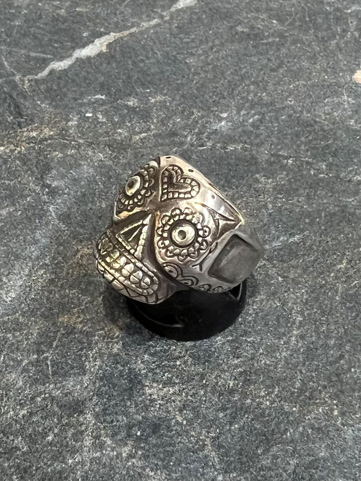 JUNKY JAGUAR ジャンキージャガー　メキシカンスカル　リング　STERLING 17号 6,300円