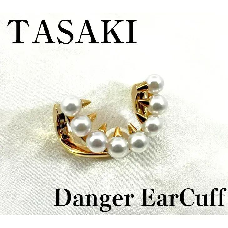 【中古特価】 TASAKI タサキ デインジャー イヤーカフ アコヤパール 750 YG 4.5g