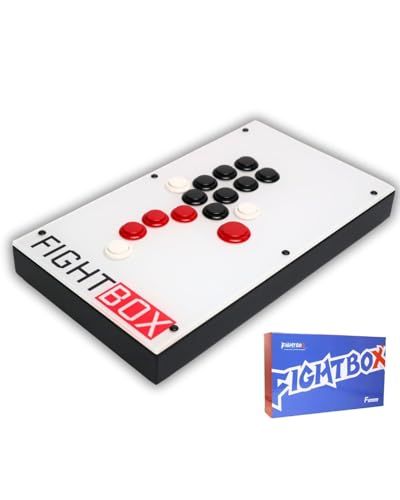 【FightBox公式】ファイトボックス F10-PC-V2 レバーレス アーケード コントローラー 三和電子製 ボタン 日本語マニュアル付 | 【対応機種】プレイステーション PS3 スイッチ SWITCH SOCD対応 【仕様】 箱型レバーレス 3つのyu