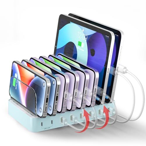Unitek USB PD充電ステーション 8ポート PD20W*2+USB A*6 卓上充電スタンド 75W 8台同時収納 1.5A/2.4A/3A スマートIC搭載 複数台対応 Android/iPhone/iPad/kindle/タブレット/PSP/yu 7,196円