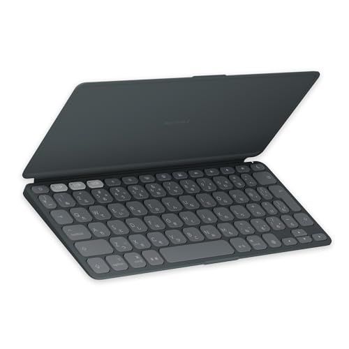 ロジクール KEYS TO GO 2 for iPad ワイヤレス キーボード iK1043GRA 薄型 軽量 222g Bluetooth ワイヤレスキーボード 無線 Easy-Switch 日本語配列 電池寿命36ケ月 Mac iPad iOS iK1yu