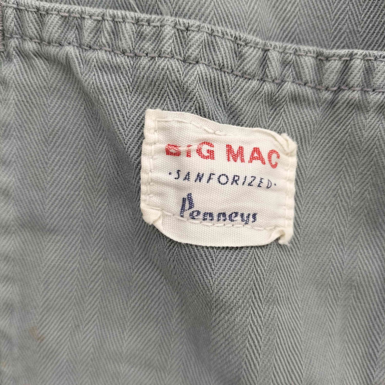 ビッグマック BIG MAC 60s PENNY'S GRIPPERジップ ヘリンボーンツイル