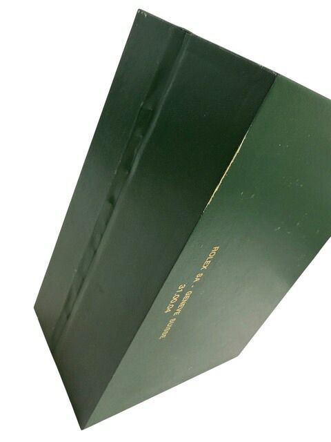 ロレックス 時計用 BOX 箱 ケース ROLEX グリーン 緑 31.00.04