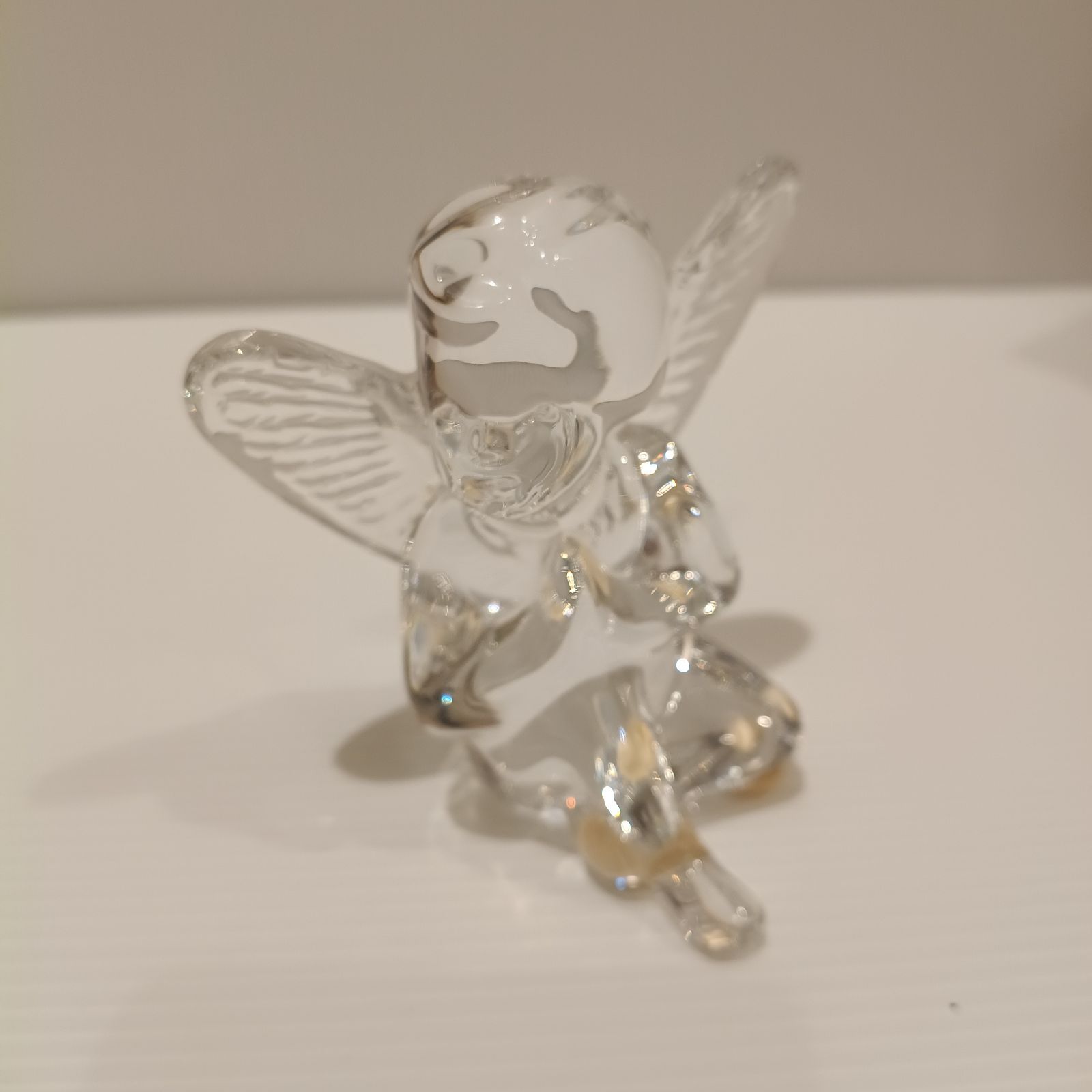 ☆【美品】バカラ Baccarat クリスタル 天使 エンジェル フィギュリン