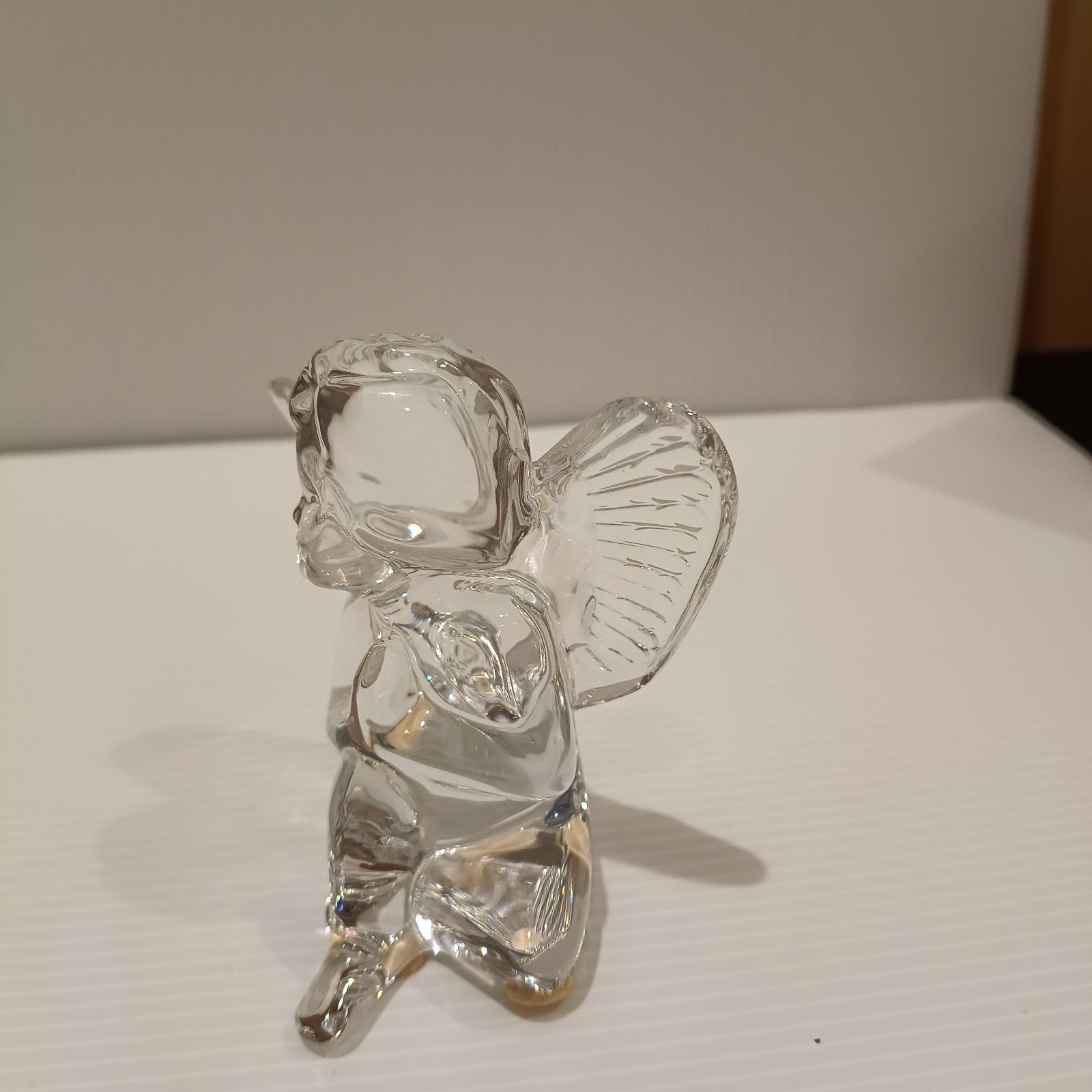 ☆【美品】バカラ Baccarat クリスタル 天使 エンジェル フィギュリン