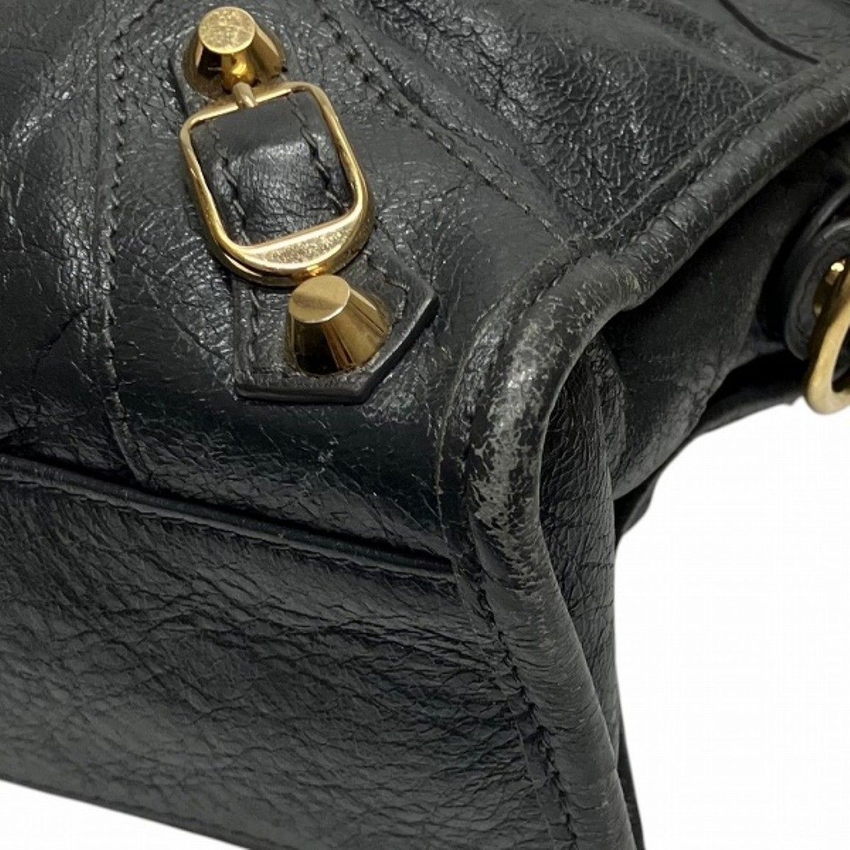 バレンシアガ BALENCIAGA クラシック ミニ シティ ハンドバッグ レザー