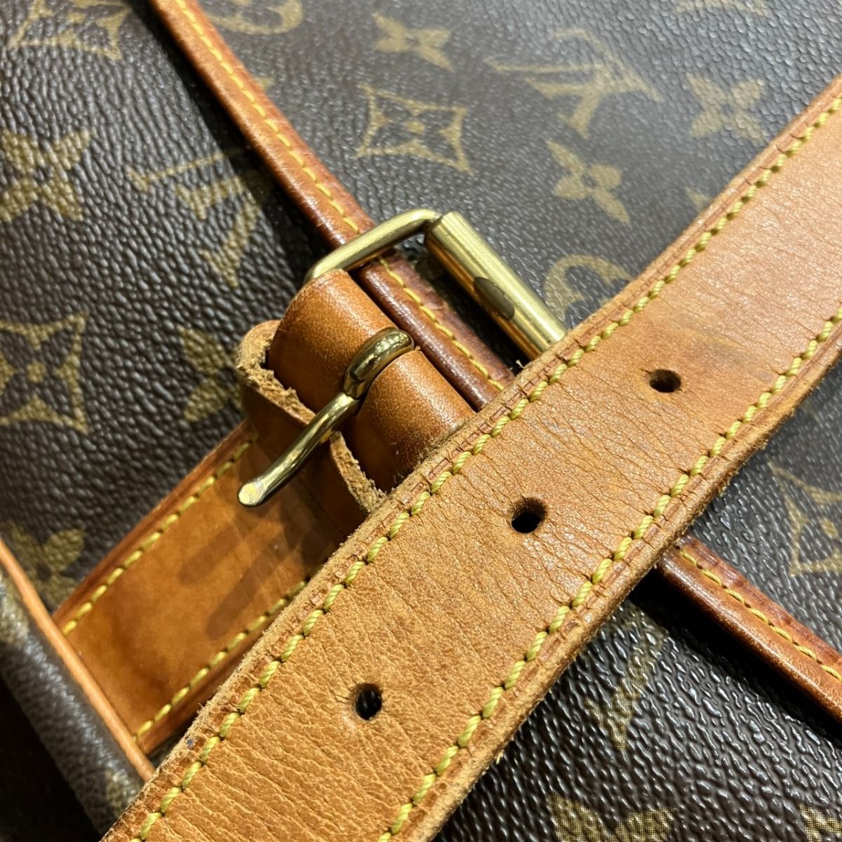ルイ・ヴィトン LOUIS VUITTON ソミュール35 モノグラム ショルダー