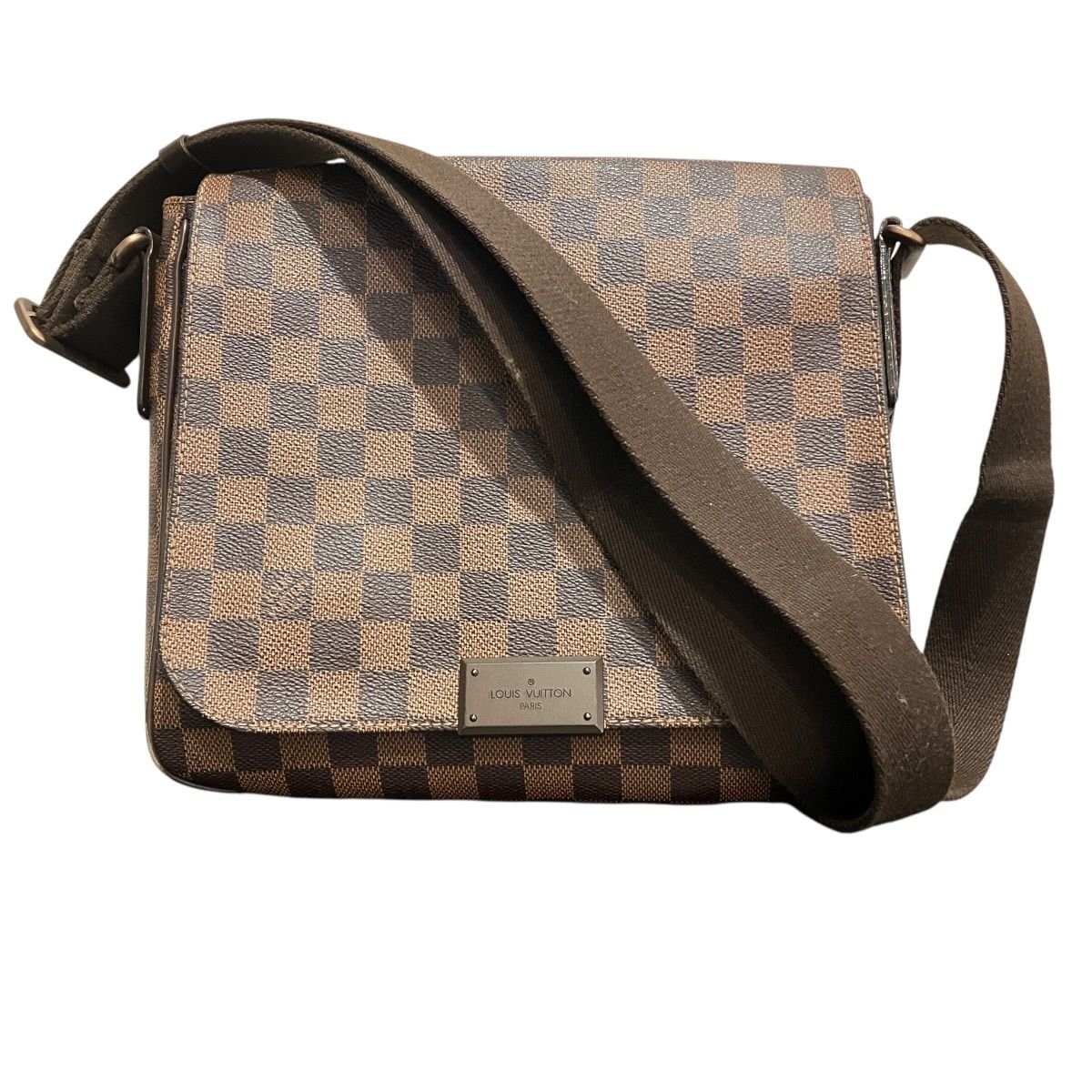 ルイ・ヴィトン LOUIS VUITTON ディストリクトPM ダミエ ショルダーバッグ トアル地 N41213 ユニセックス