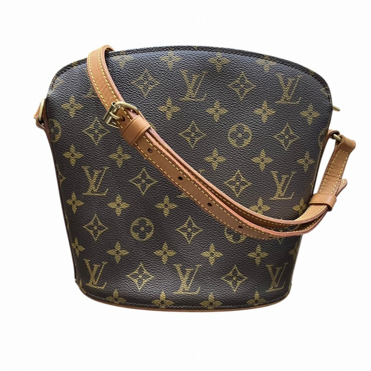 ルイ・ヴィトン LOUIS VUITTON ドルーオ モノグラム ショルダーバッグ