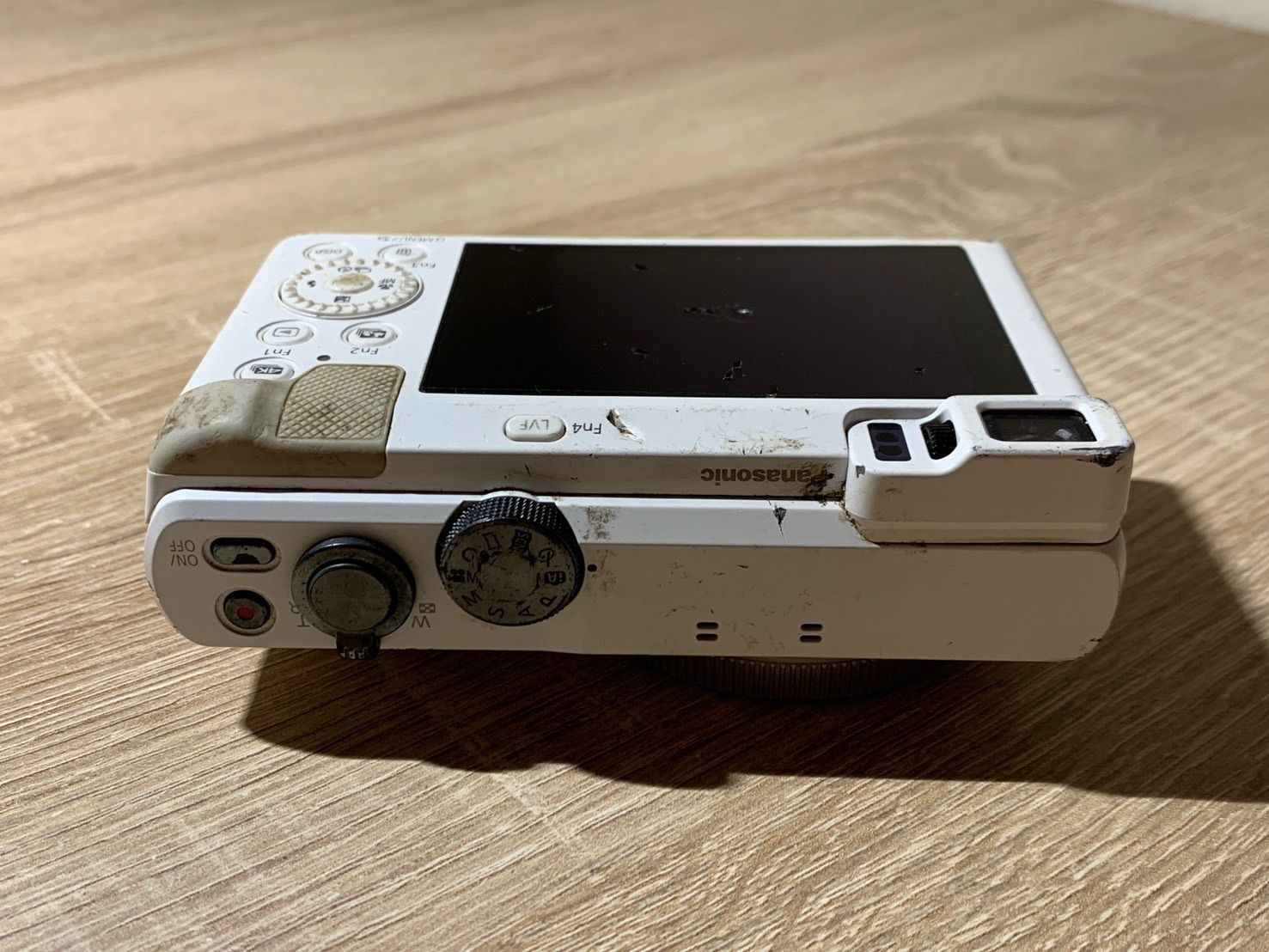 2257 Panasonic LUMIX DMC-TZ85 ホワイト ジャンク品 デジカメ【コ