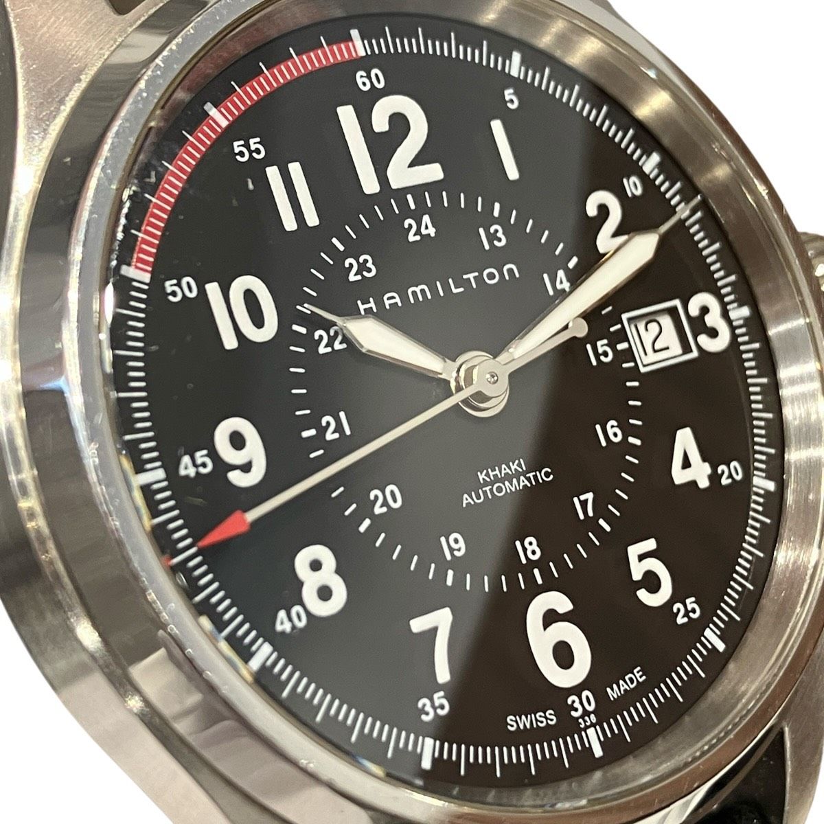 ハミルトン HAMILTON カーキ 腕時計 総重量約75.8g SS 本革 自動巻き