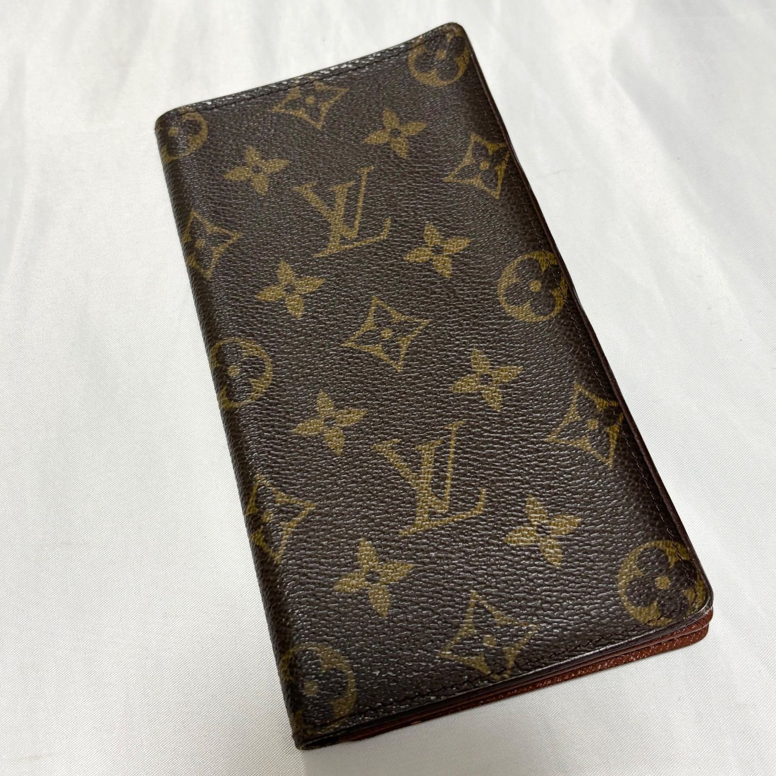 【送料無料】Louis Vuitton/ルイヴィトン/ポルトカルトクレディ/長財布/サイフ/ウォレット/ブラウン/モノグラム/札入れ/中古品 13,500円