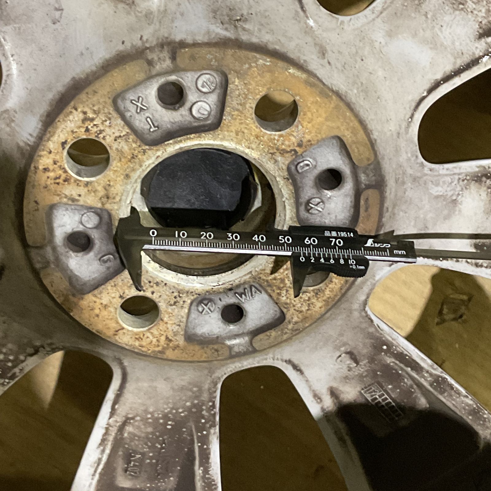 4穴 PCD100 17インチ 7J+48 MINI純正+205/45R17 VRX3 2021年製造 ※交換