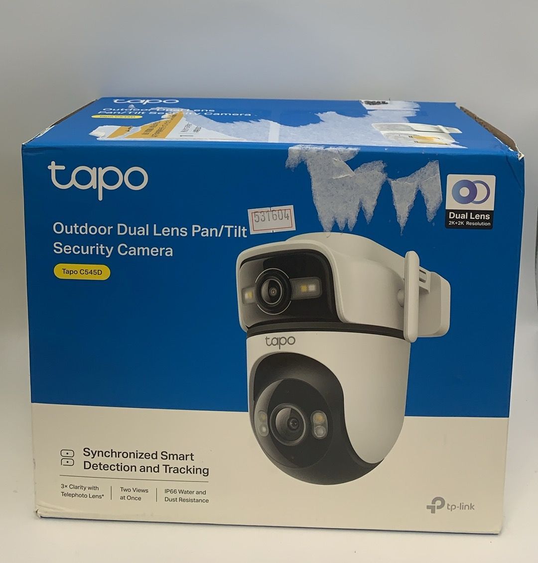 TP-Link Tapo C545D 屋外デュアルレンズパンチルトセキュリティWi-Fi