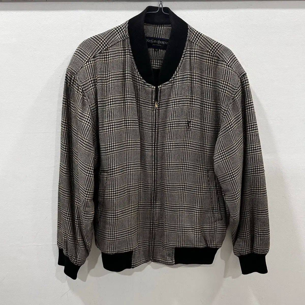 YVES SAINT LAURENT イヴ・サンローラン CHECK ブルゾン
