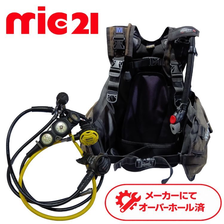 mares ローバー MR12 レギュレーター 4点セット(オクトパス、3連ゲージ、BCD) OH済