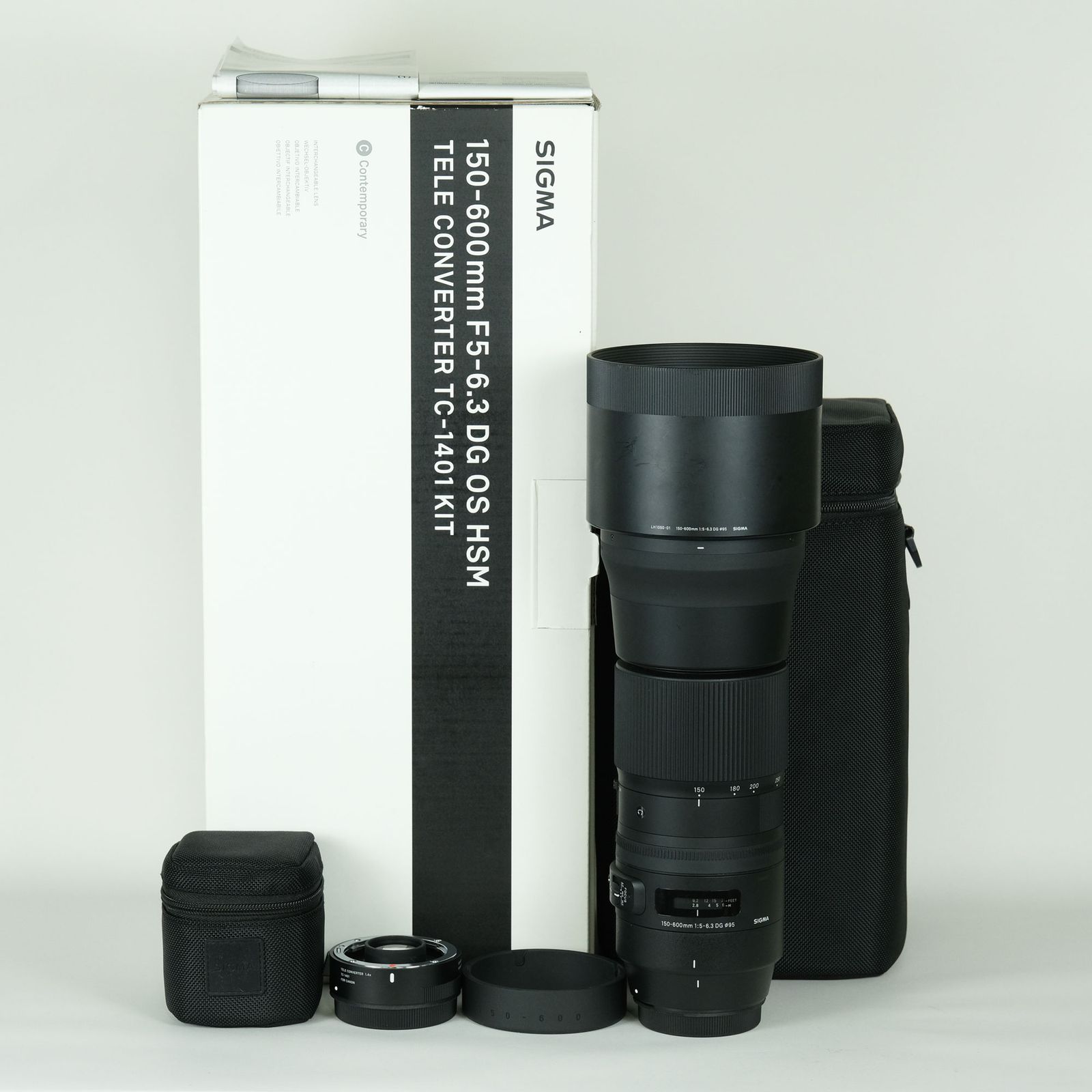[良品] SIGMA Contemporary 150-600mm F5-6.3 DG 1.4xテレコンバーターキット (キヤノンEF用) | Canon EFマウント 94,050円