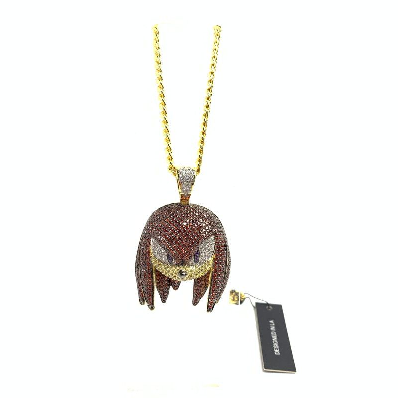 【中古品】 KING ICE × SONIC THE HEDGEHOG NECKLACE キングアイス × ソニック・ザ・ヘッジホッグ 箱付属 ネックレス ペンダント アクセサリー 【192-260714-ky-16-fuzh】 10,582円