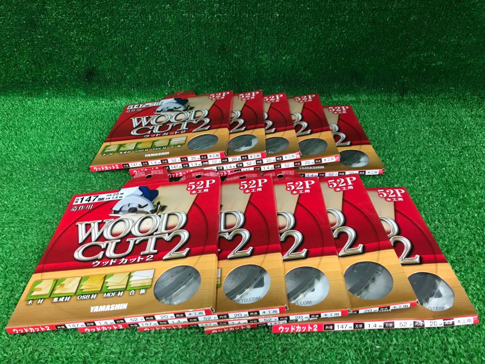 【未使用品】【0906】山真製鋸(YAMASHIN) ウッドカット2 147x52P MAT-YSD-147CTR　ITUM2BZLDDO0