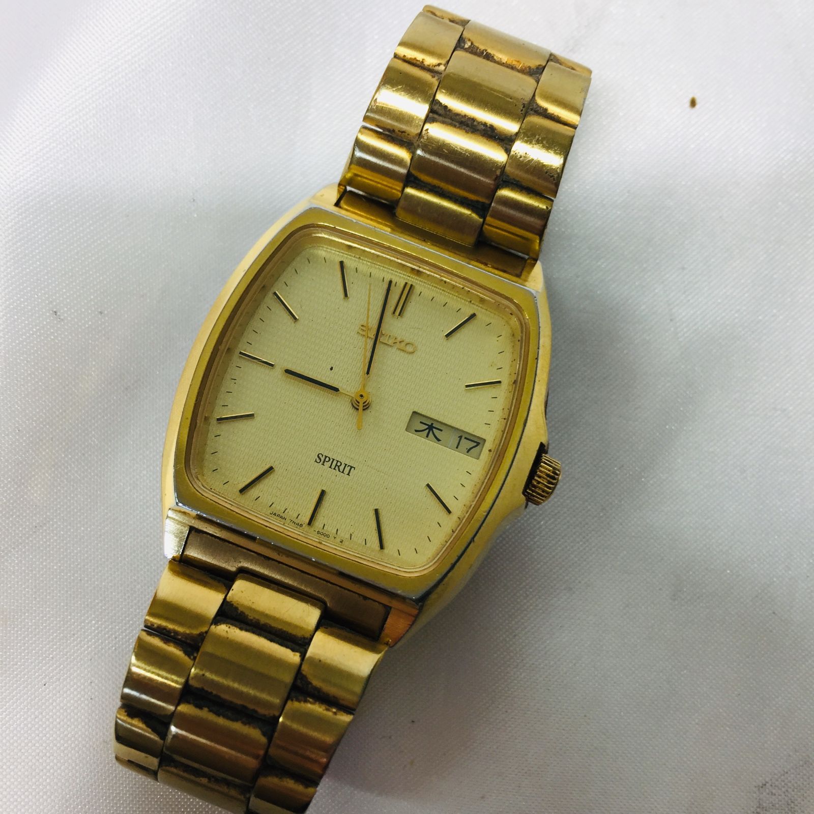 S【動作未確認】SEIKO SPIRIT 腕時計 メンズ セイコー ジャンク
