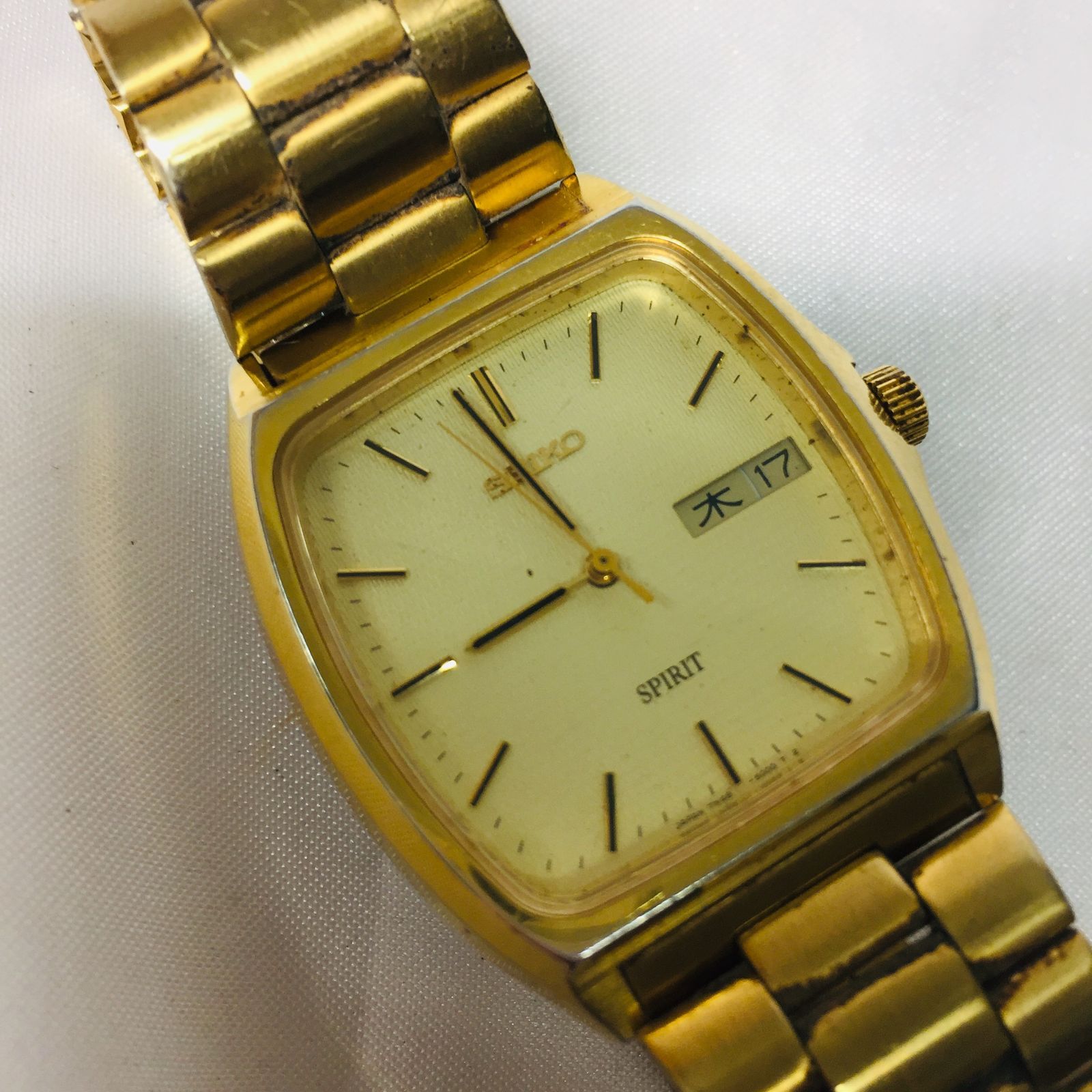 S【動作未確認】SEIKO SPIRIT 腕時計 メンズ セイコー ジャンク