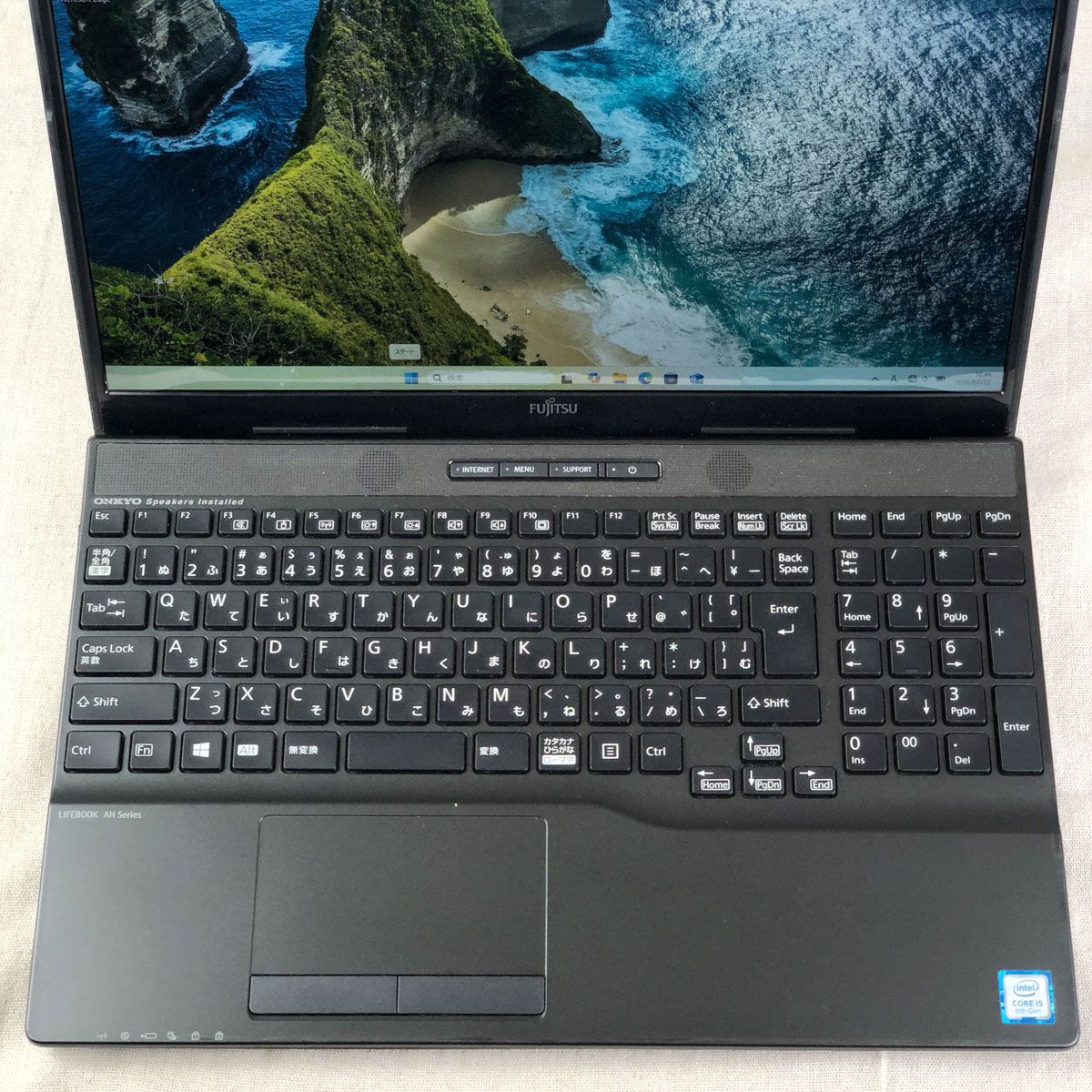 富士通 LIFEBOOK WA3/D3 ネイビージャンク ジャンク FUJITSU LIFEBOOK WA3/D3 i5 8GB 500GB - メルカリ