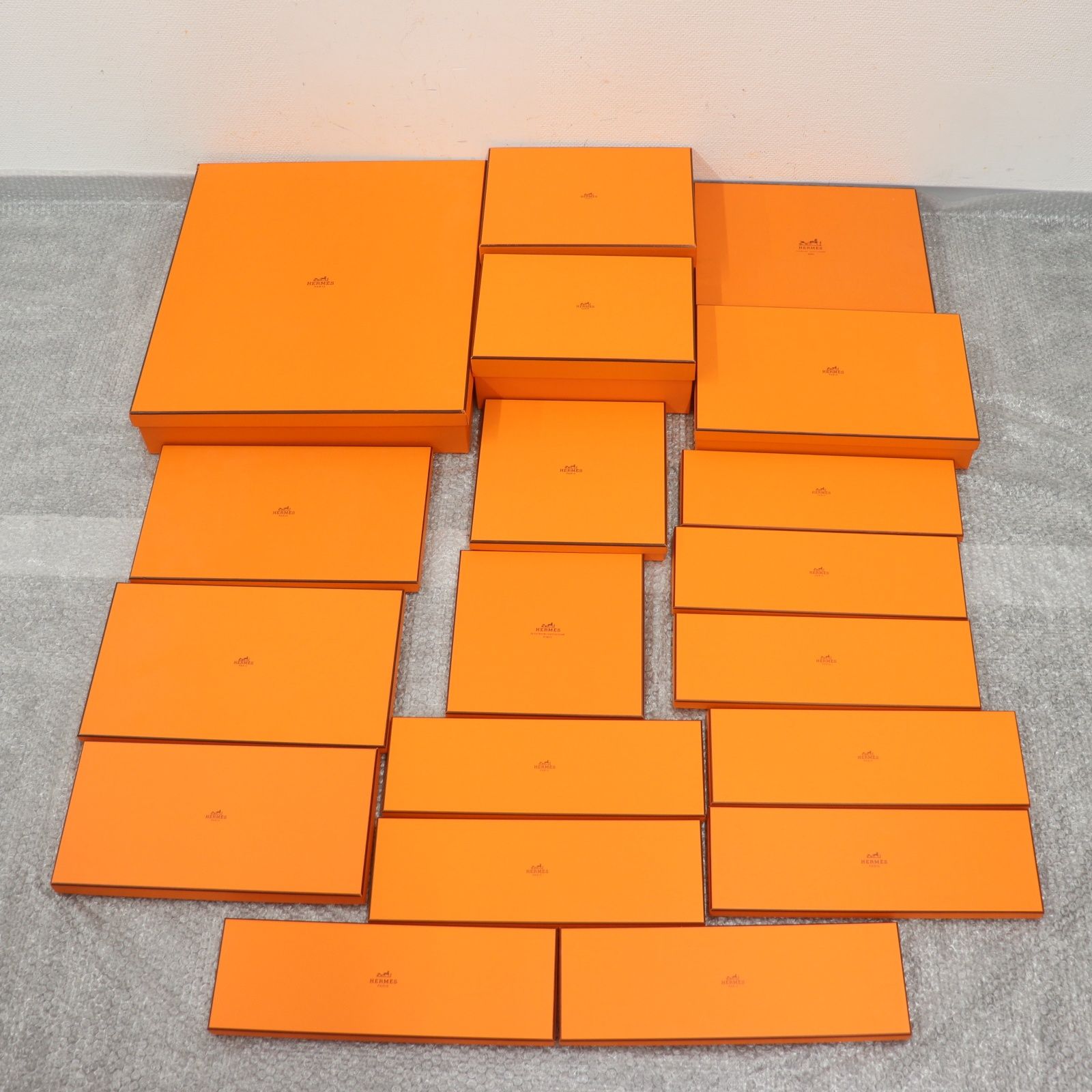 ITJKHB5HUM80 HERMES エルメス BOX ショッパー 純正 紙袋 オレンジ