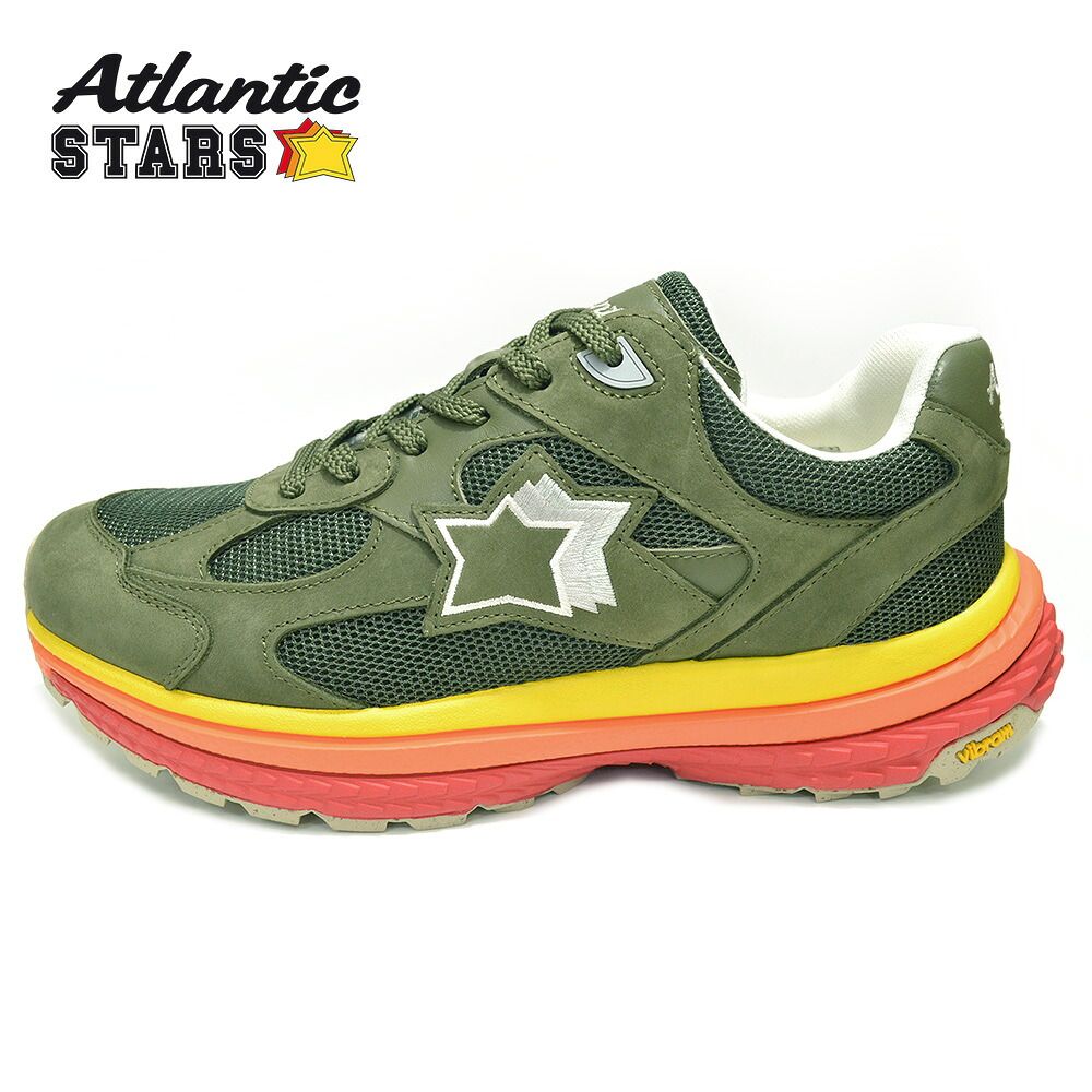 Atlantic STARS アトランティックスターズ 【正規品】スニーカー VANCOUVER バンクーバー VANC-japanlimited-019 MILITARY GREEN Riviera Sunset ミリタリーグリーン