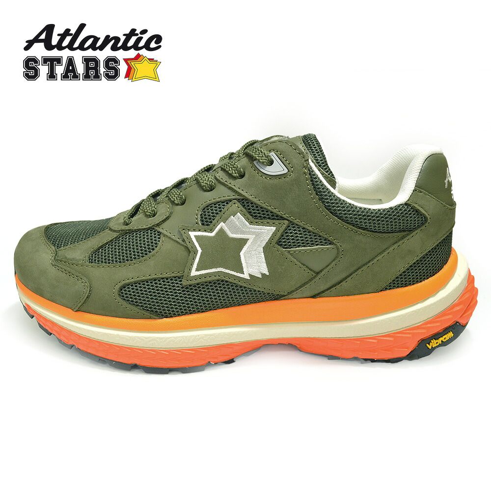 Atlantic STARS アトランティックスターズ 【正規品】スニーカー VANCOUVER バンクーバー VANC-japanlimited-020 MILITARY GREEN Bologna Terracotta ミリタリーグリーン