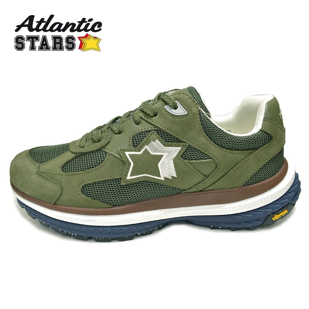 Atlantic STARS アトランティックスターズ 【正規品】スニーカー VANCOUVER バンクーバー VANC-japanlimited-021 MILITARY GREEN Portofino Harbor ミリタリーグリーン