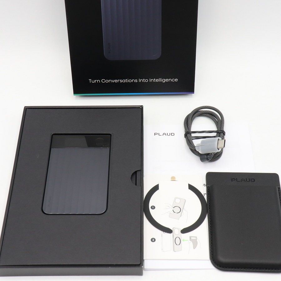 美品】PLAUD Note Pro CDTBK1GXXXXX01 ブラック 64GB AIボイス