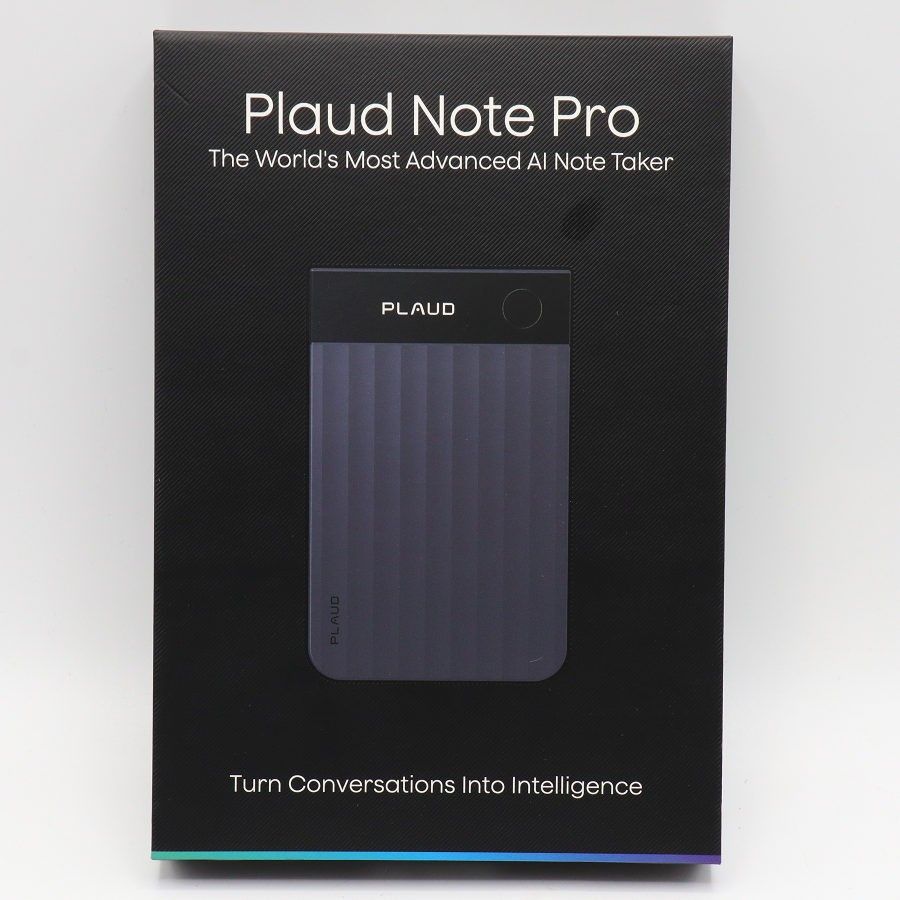 美品】PLAUD Note Pro CDTBK1GXXXXX01 ブラック 64GB AIボイス