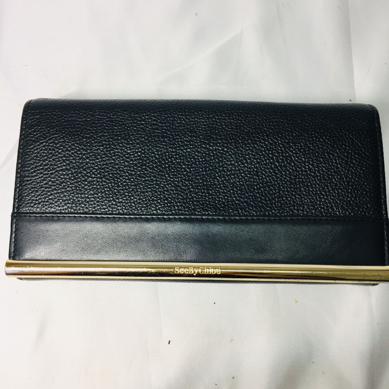 S [used] seabye chloe seebychloe long wallet ladies wallet black