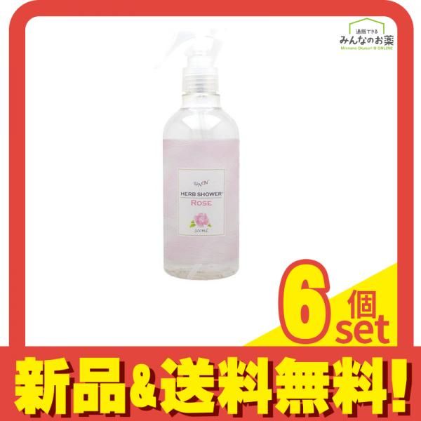 トーヤク UNON ウノン ハーブシャワー 芳香・消臭剤 ローズ 300mL 6個セット まとめ売り