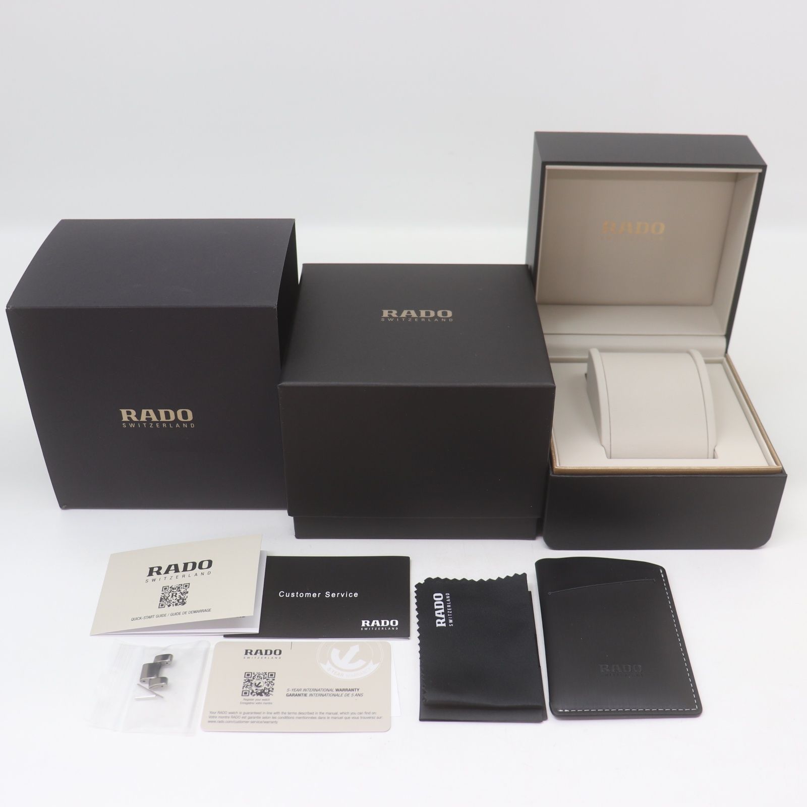 ITKKSJNLISBA 美品 RADO ラドー ダイヤスター R15762102 セラミック AT
