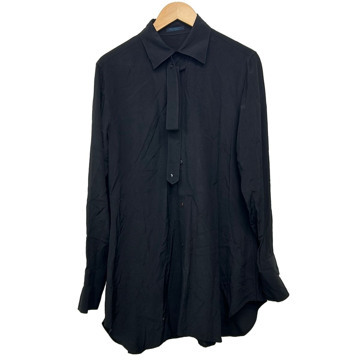 REGULATION Yohji Yamamoto(レギュレーションヨウジヤマモト) 長袖シャツブラウス サイズ2 M レディース - 黒
