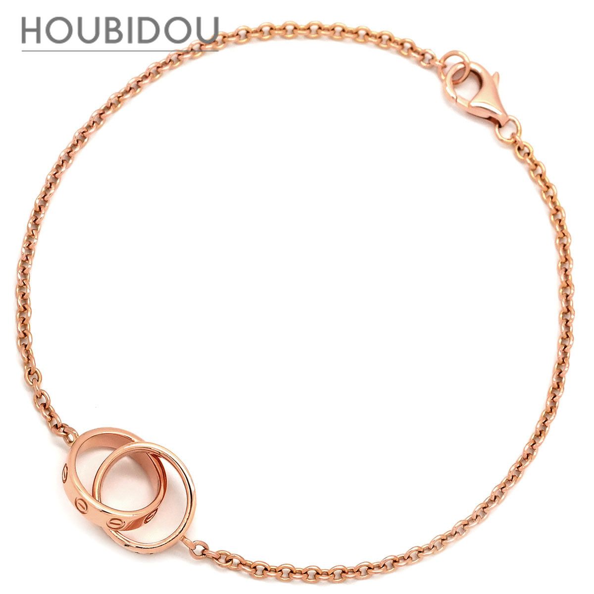 カルティエ Cartier ブレスレット ベビーラブ ピンクゴールド Love Au750 18K 18金 PG RG ローズゴールド B6027000【中古】