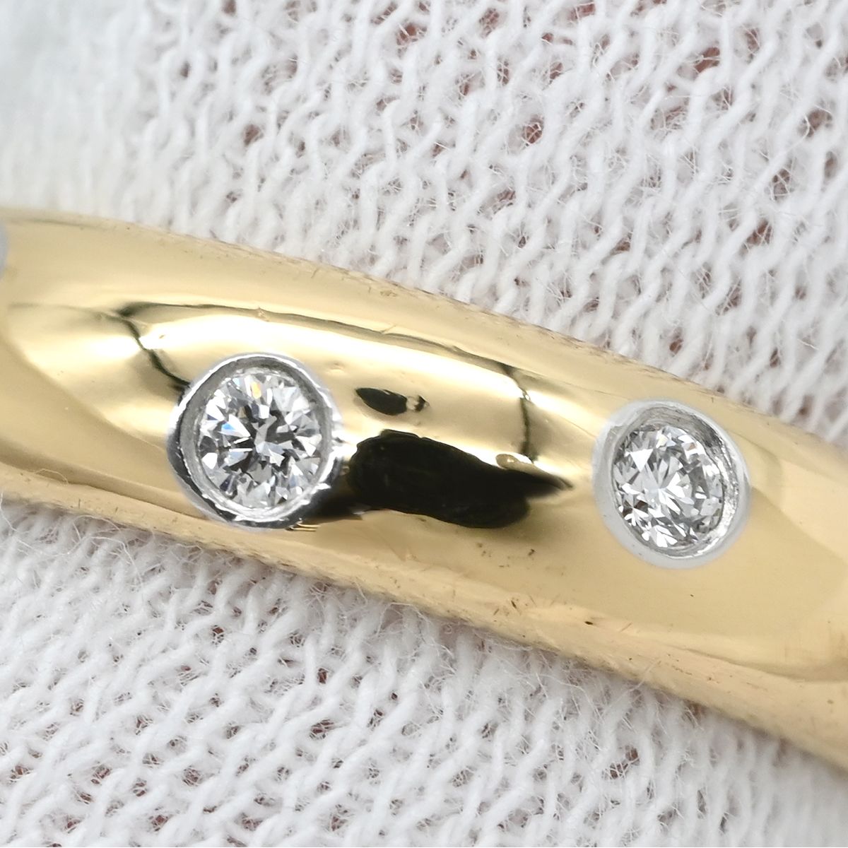 ティファニー Tiffany & Co リング 指輪 ドッツ ダイヤリング イエロー