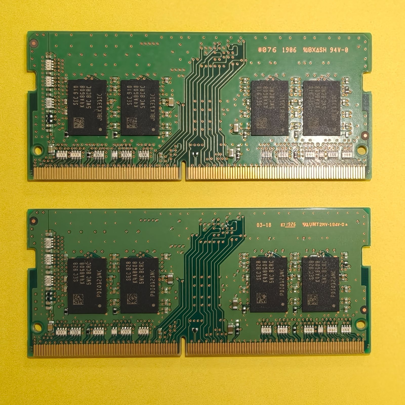 中古】SAMSUNG製ノートPC用メモリー DDR4-2400T 8GB×2枚セット - メルカリ