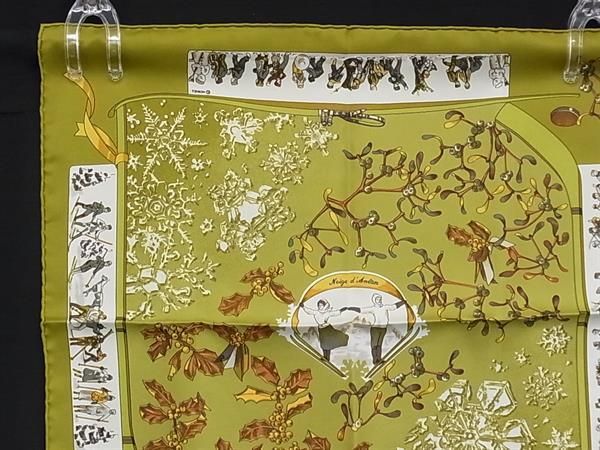 □新品同様□ HERMES エルメス Neige d'Antan 【去年の雪】 カレ45