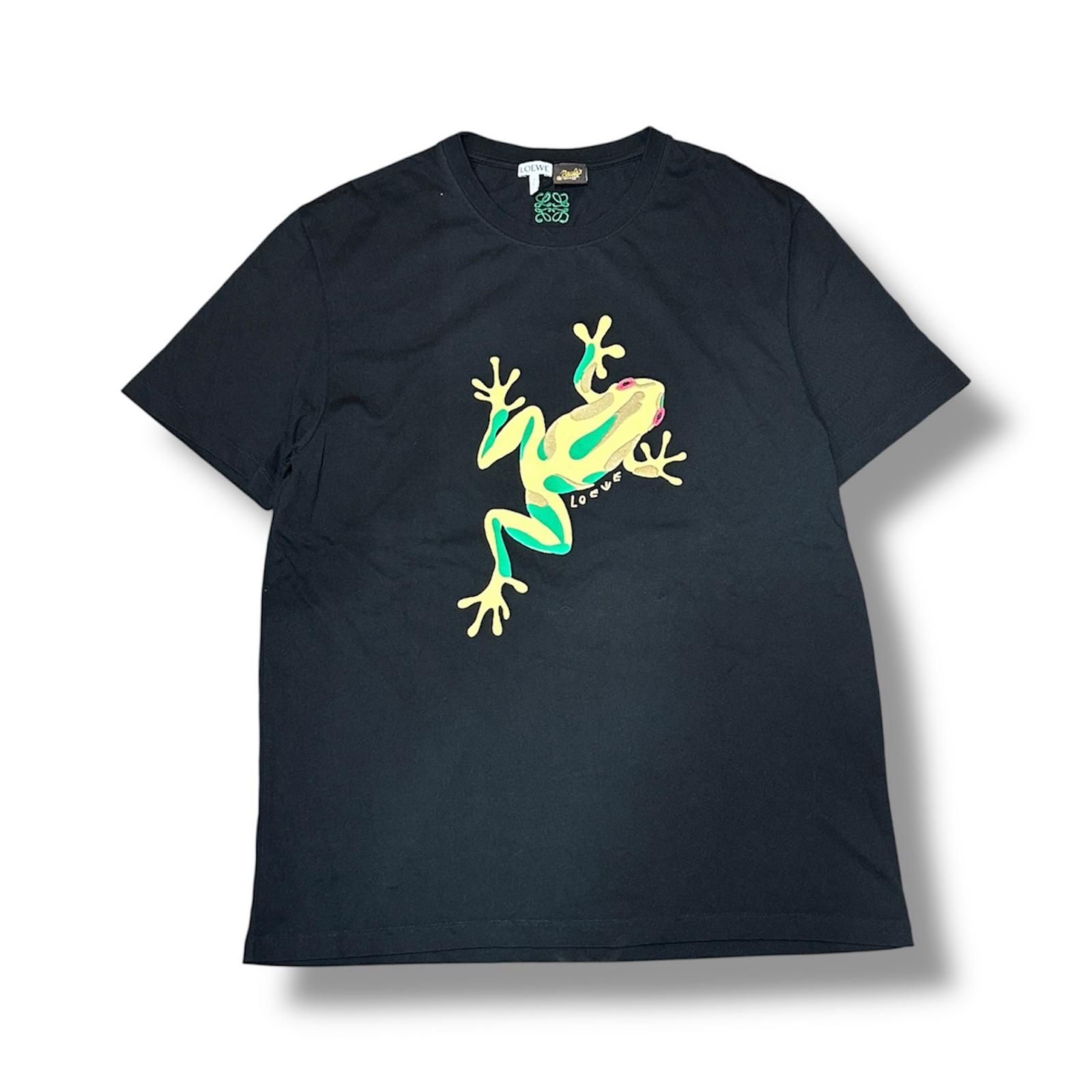 国内正規 参考上代94600円 LOEWE 26SS リラックスフィット Tシャツ 半袖 Tシャツ ロエベ H616Y22XAH ブラック S （19195M）