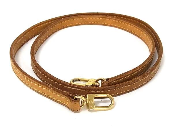 LOUIS VUITTON ルイヴィトン レザー バッグ用 ショルダーストラップ ショルダーベルト 肩掛け ブラウン系 FQ8991