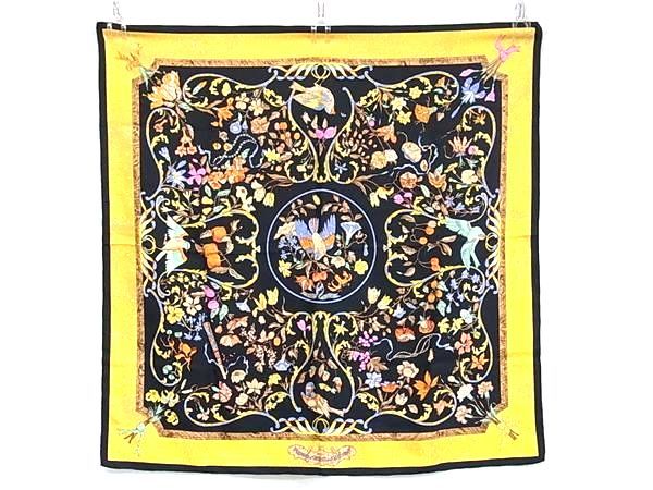 ■新品同様■ HERMES エルメス PIERRES d' ORIENT et d' OCCIDENT【東洋の石と西洋の石細工】カレ90 シルク100% 大判 スカーフ FQ9406