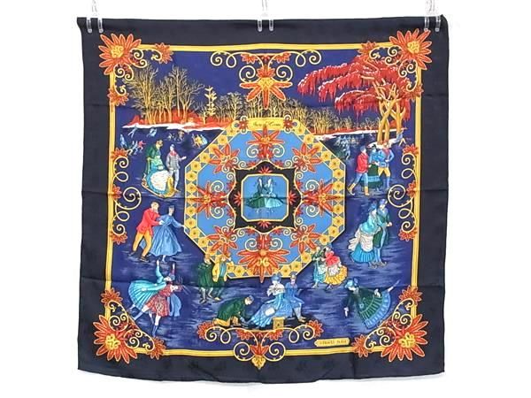 □新品同様□ HERMES エルメス Joiesd' Hiver【冬の愉しみ】カレ90